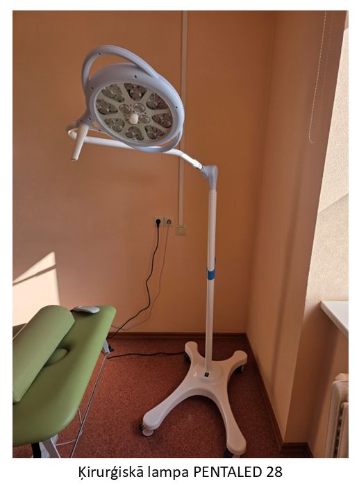 Turpinās infrastruktūras pilnveidošana sekundāro ambulatoro pakalpojumu sniegšanai lampa kir